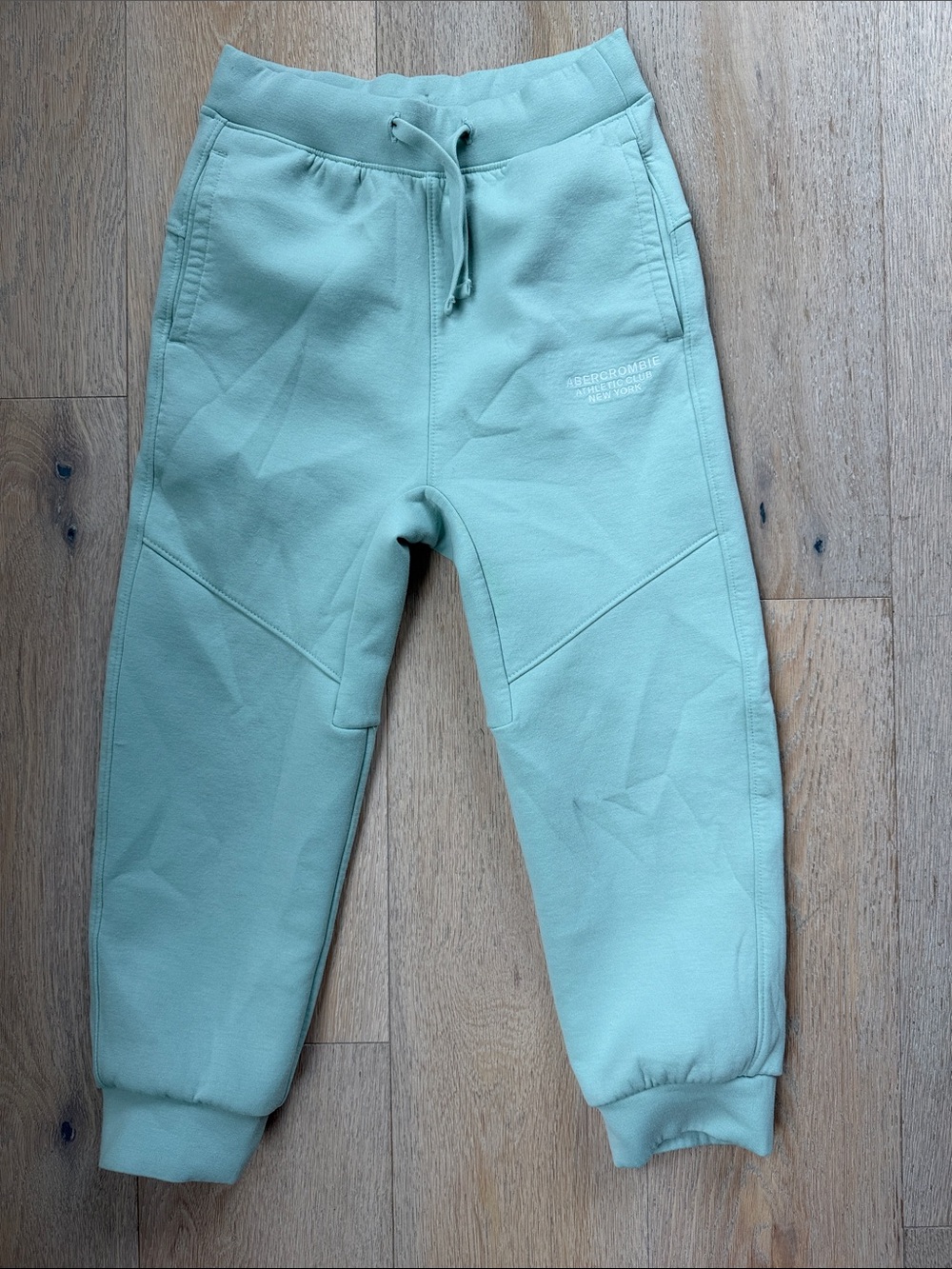abercrombie kids Mint Green Joggers with Drawstring